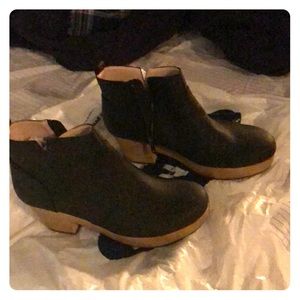 Anytime wedge heel boots